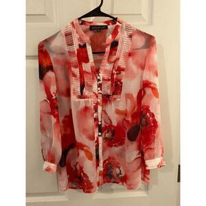 Jones New York Sheer Blouse